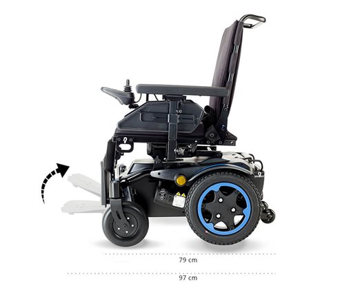 Quickie q100 r wÓzek elektryczny z napĘdem na tylne koŁa