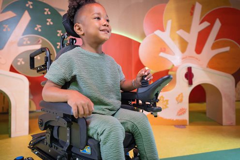 Zippie q300 m mini kids wózek elektr. z napędem na środkowe koła