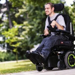 Quickie q500 m sedeo pro wózek elektr. z napęd. na środk. koła