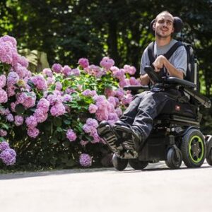 Quickie q500 m sedeo pro wózek elektr. z napęd. na środk. koła