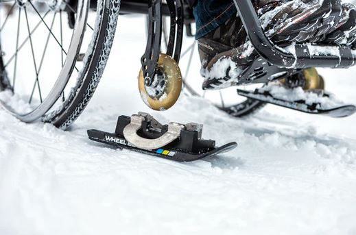 Wheelblades s - narty, płozy do wózka inwalidzkiego - 1 para