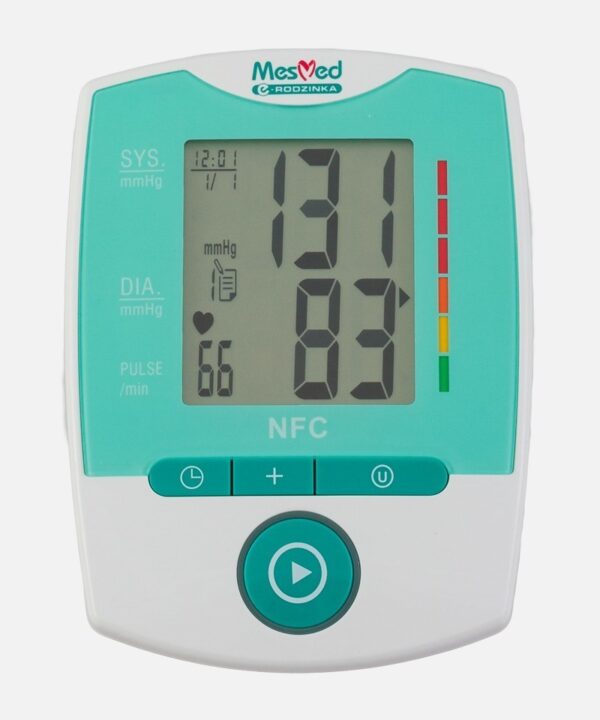 Ciśnieniomierz MesMed MM250 NFC – przesyłanie wyników do telefonu