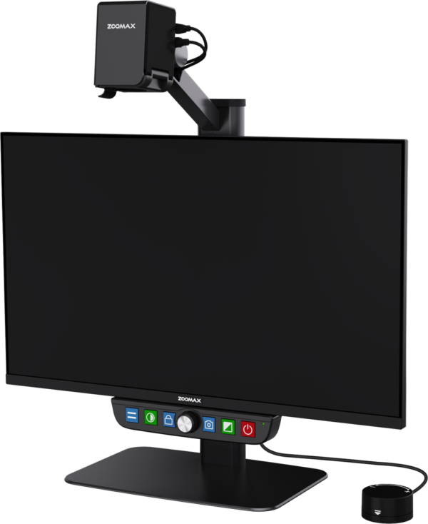 Luna Eye – stacjonarny powiększalnik elektroniczny Zoomax z monitorem 24 cale Luna Eye – stacjonarny powiększalnik elektroniczny Zoomax z monitorem 24 cale