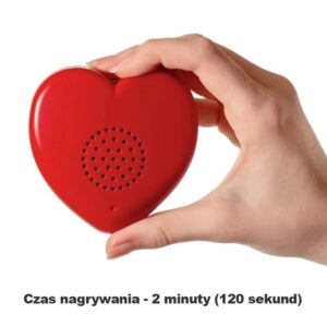 Mówiące serce w kolorze fioletowym – moduł nagrywający