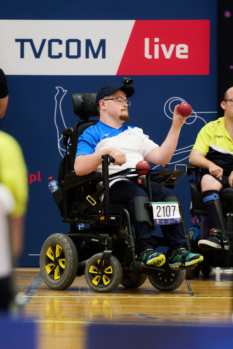 Mecz boccia podczas Poznań 2026 World Boccia Challenger