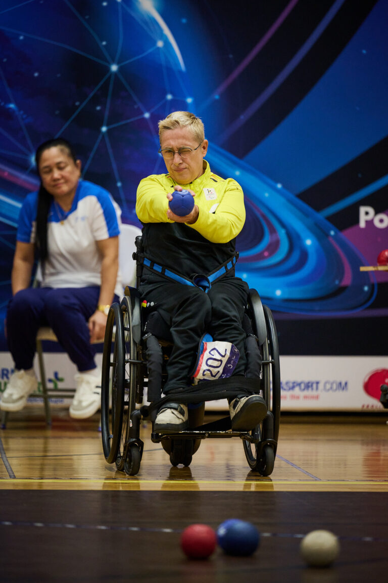 Mecz boccia podczas Poznań 2026 World Boccia Challenger