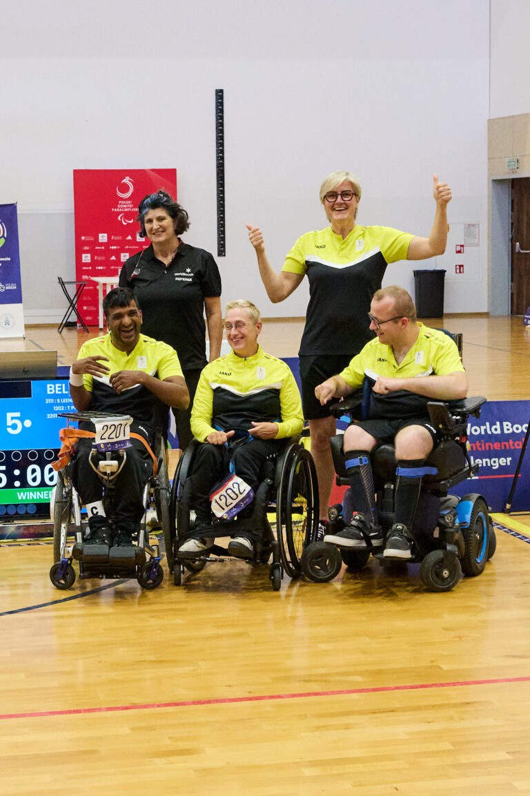 Mecz boccia podczas Poznań 2026 World Boccia Challenger