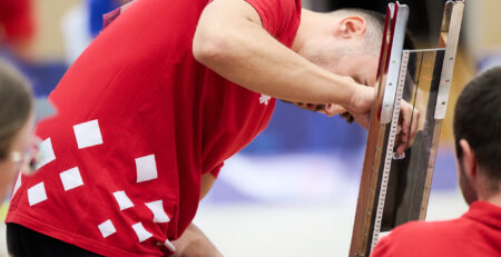 Przygotowanie do rzutu w bocci – Poznań 2026 World Boccia Challenger
