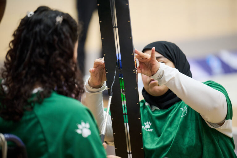 Zawodniczka boccia podczas meczu – Poznań 2026 World Boccia Challenger