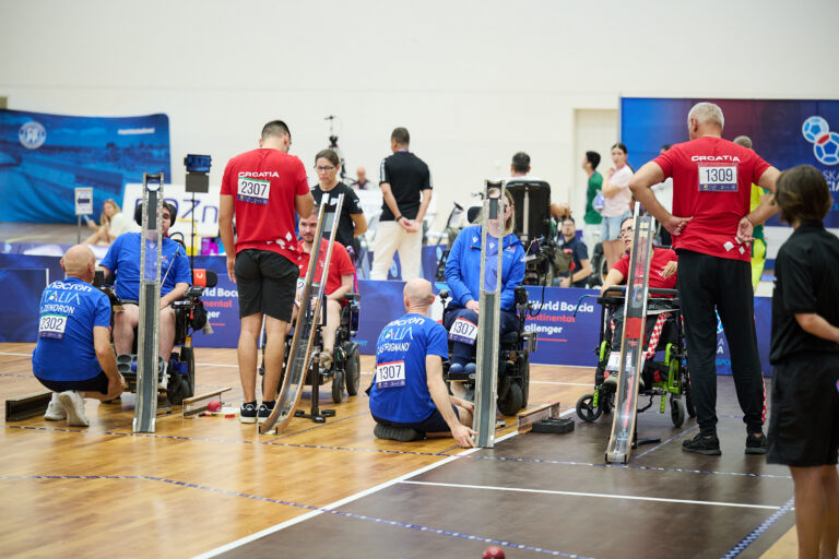 Przygotowanie do rzutu w bocci – Poznań 2026 World Boccia Challenger