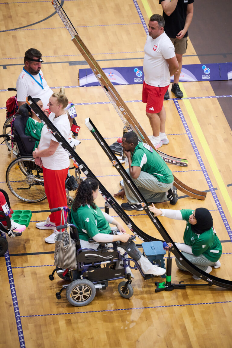 Rywalizacja w bocci na turnieju Poznań 2026 World Boccia Challenger