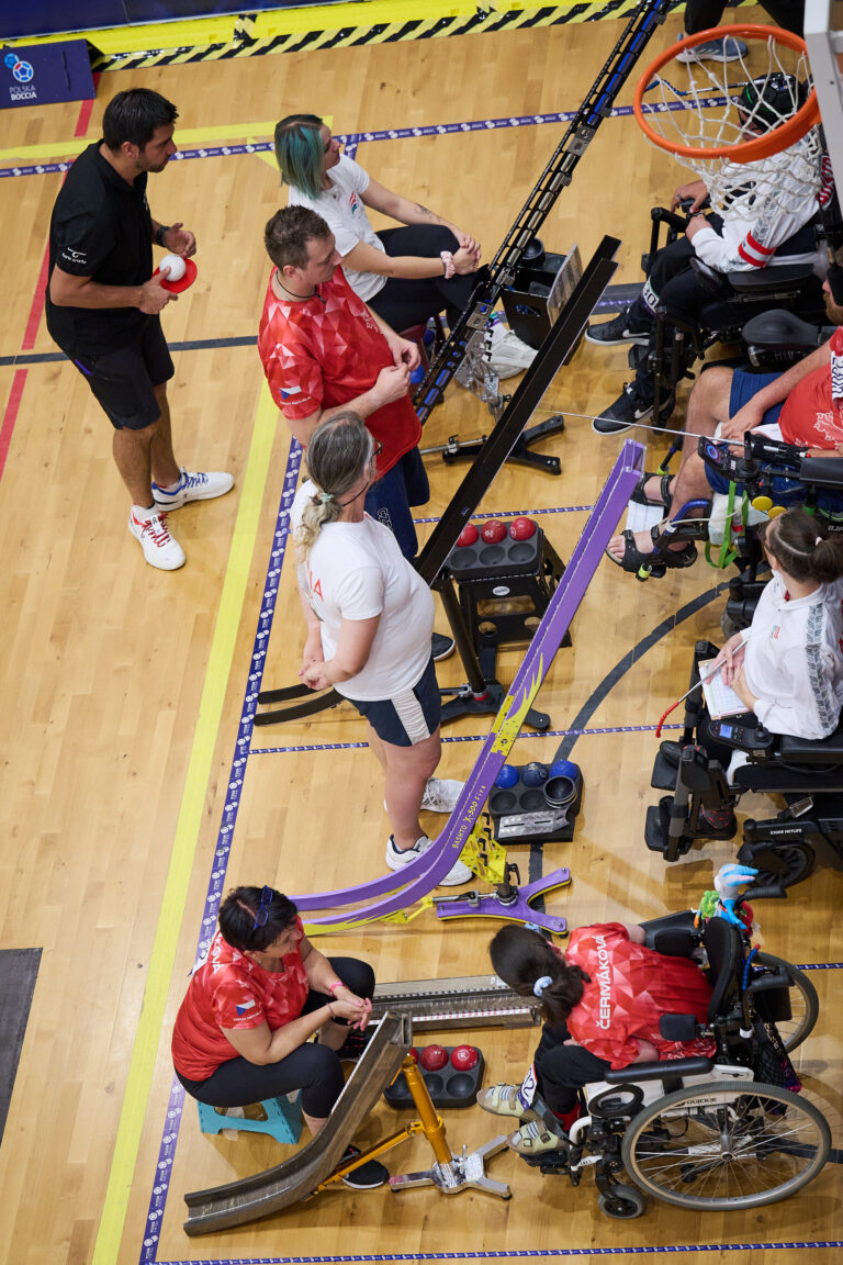 Przygotowanie do rzutu w bocci – Poznań 2026 World Boccia Challenger
