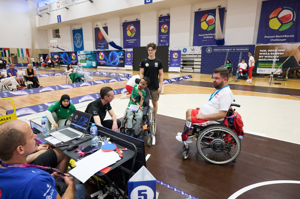 Przygotowanie do rzutu w bocci – Poznań 2026 World Boccia Challenger