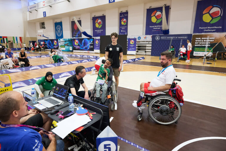 Przygotowanie do rzutu w bocci – Poznań 2026 World Boccia Challenger