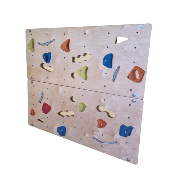 Ścianka wspinaczkowa modułowa 2 moduły, panele 120 x 60 cm ze sklejki