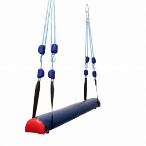 Podwieszany collar granatowy, ławka podwieszana 150 cm do terapii SI
