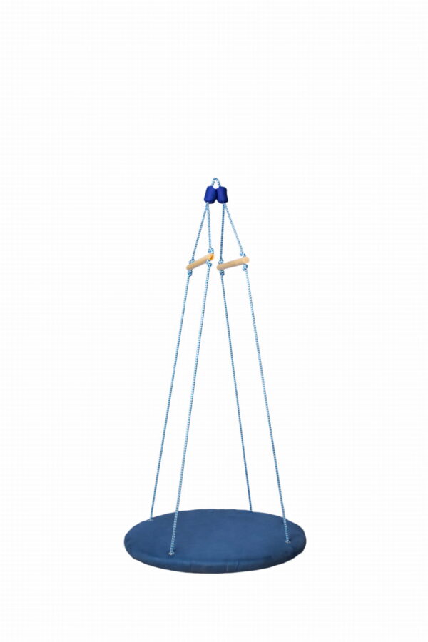 Platforma Round medium granatowa, okrągłe siedzisko podwieszane 80 cm