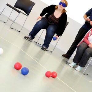 Boccia Touch Grid podczas gry VI Boccia
