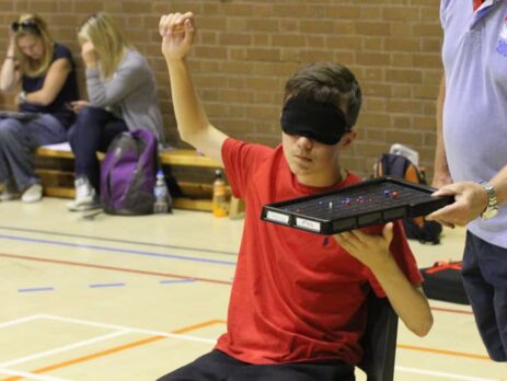 Boccia Touch Grid – dotykowa siatka do boccii dla osób niewidomych Handi Life Sport