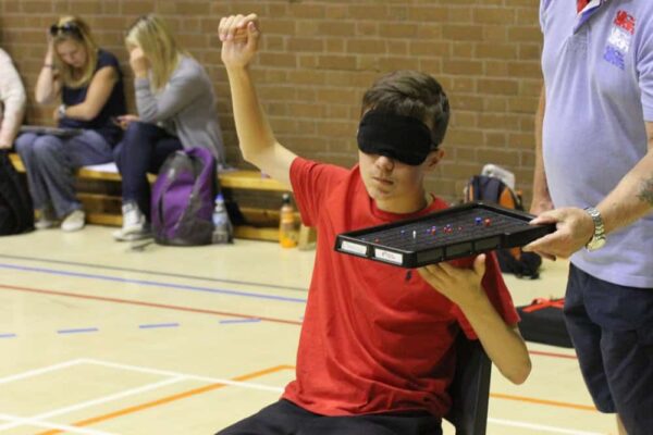 Boccia Touch Grid – dotykowa siatka do boccii dla osób niewidomych Handi Life Sport