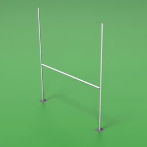 Bramka do rugby profesjonalne aluminiowa – widok 3