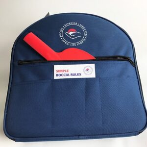 Niebieska torba na ramię na bile do boccii – zestaw Standard Pro