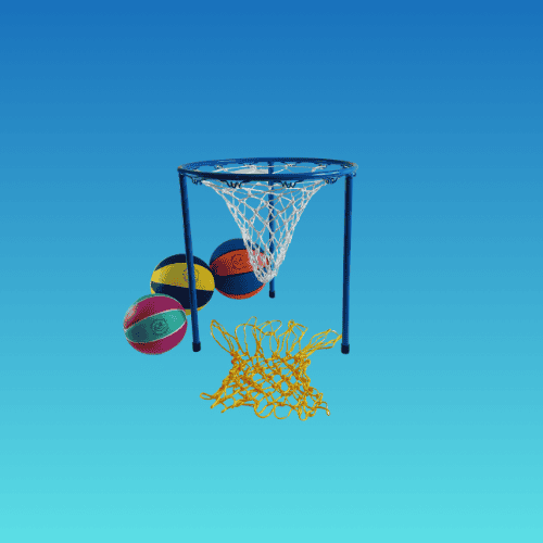 Stojący kosz celowniczy Standing Circle Goal z dwiema siatkami Handi Life Sport