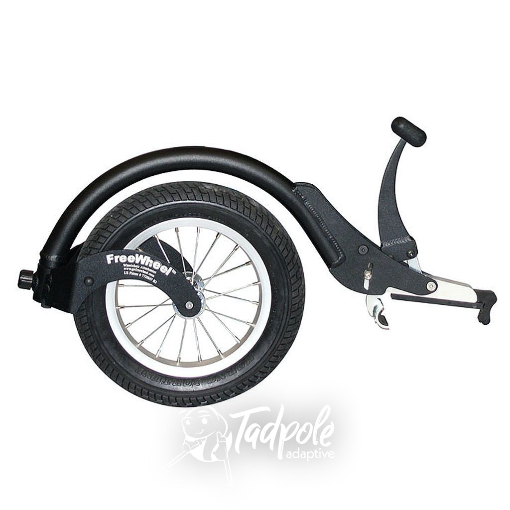 FreeWheel – przystawka przednia do wózka aktywnego, widok z boku