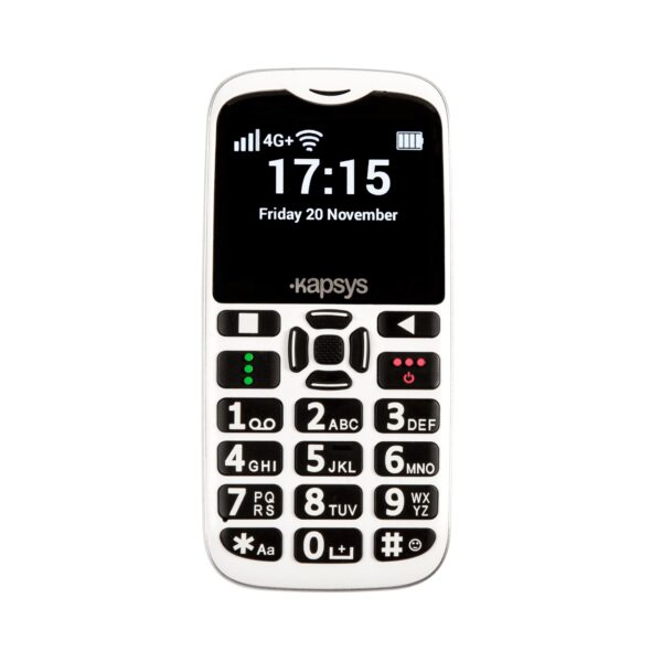 Kapsys MiniVision2+ – prosty telefon z dużymi przyciskami dla osób niewidomych