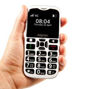 MiniVision2+ w dłoni – kompaktowy telefon z udźwiękowionym menu