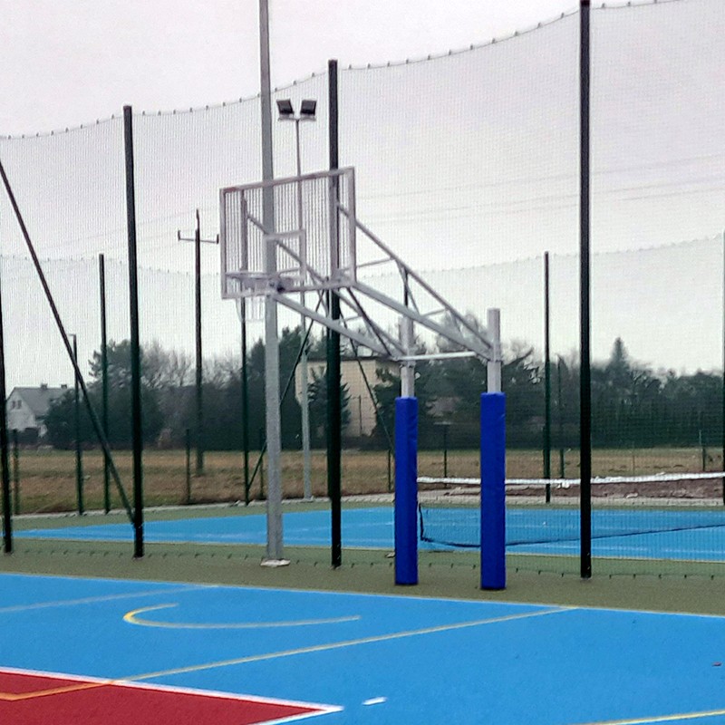 Konstrukcja do koszykówki dwusłupowa 65 m stałe