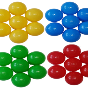 Opakowanie 100 piłeczek do basenu 6 cm, mix czterech kolorów