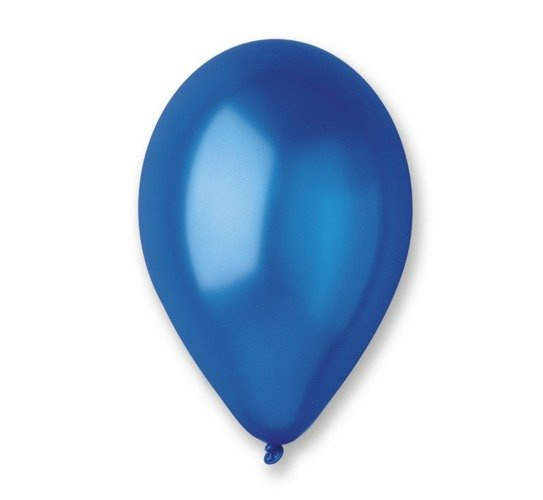 Balon Gemar Metalllic 12 cali 100 szt. Granatowy — pomoc dydaktyczna do zajęć