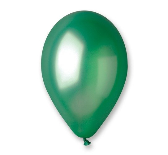 Balon Gemar Metalllic 12 cali 100 szt. Zielony — pomoc dydaktyczna do zajęć