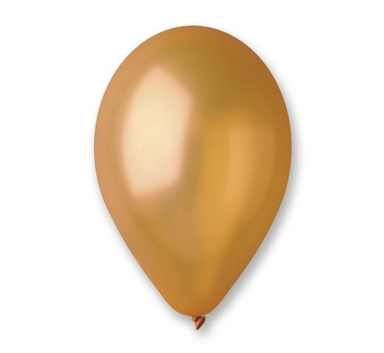 Balon Gemar Metalllic 12 cali 100 szt. Złoty — pomoc dydaktyczna do zajęć