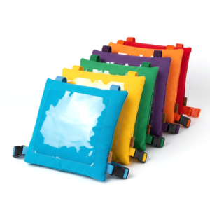 Gra integracyjna poduszki z kieszonką dla dzieci zestaw 6 szt. — pomoc dydaktyczna do zajęć