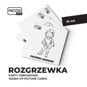 Karty obrazkowe ROZGRZEWKA 20 szt. — pomoc dydaktyczna do zajęć