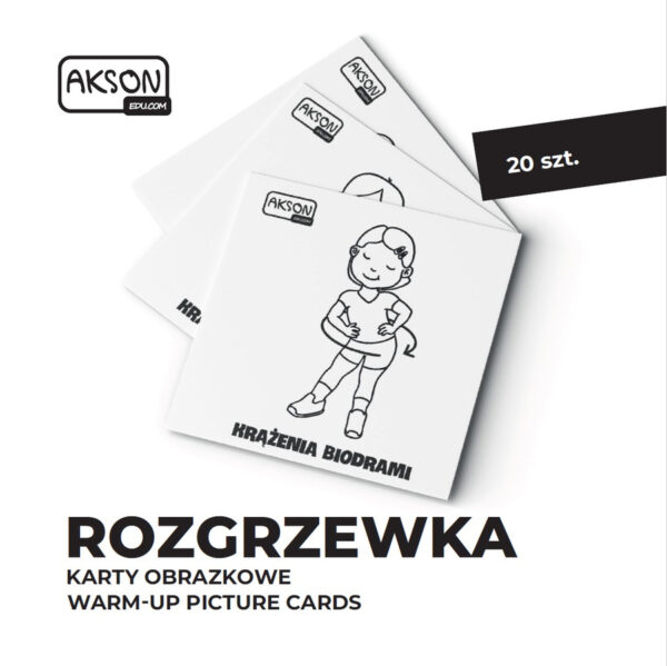 Karty obrazkowe ROZGRZEWKA 20 szt. — pomoc dydaktyczna do zajęć