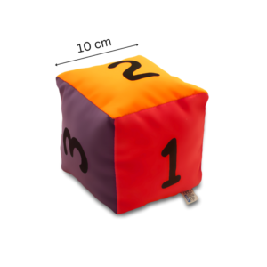 Kostka edukacyjna 10 cm – Cyfry — pomoc dydaktyczna do zajęć