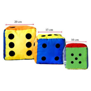 Kostka edukacyjna 10 cm – Kropki — pomoc dydaktyczna do zajęć
