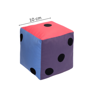 Kostka edukacyjna 10 cm – Kropki Pastelowa — pomoc dydaktyczna do zajęć