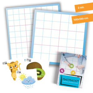 Mata animacyjna SUDOKU 100×100 cm+ karty PDF+ książka MATMATA zestaw — pomoc dydaktyczna do zajęć