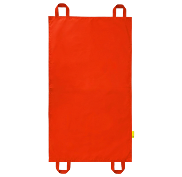 Mini chusta animacyjna 100 x 60 cm kolor: czerwony — pomoc dydaktyczna do zajęć