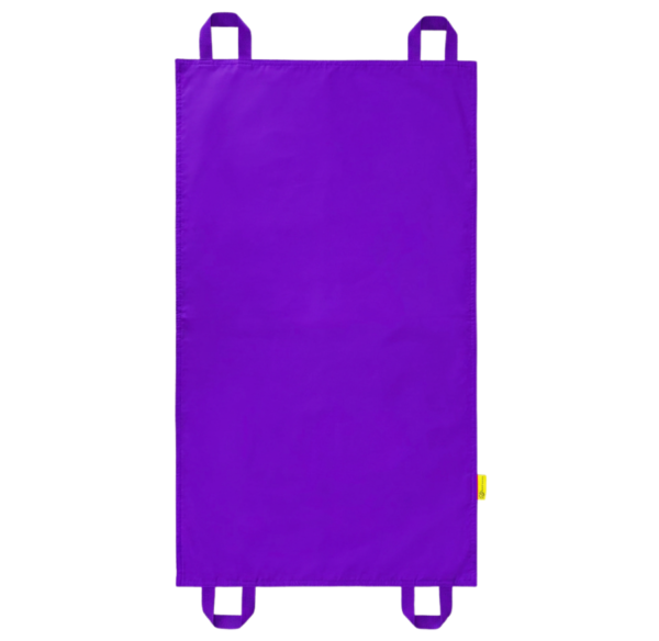 Mini chusta animacyjna 100 x 60 cm kolor: fioletowy — pomoc dydaktyczna do zajęć