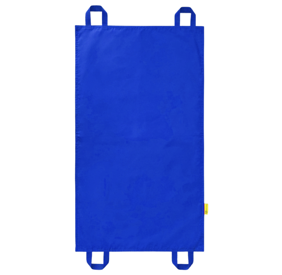 Mini chusta animacyjna 100 x 60 cm kolor: niebieski — pomoc dydaktyczna do zajęć