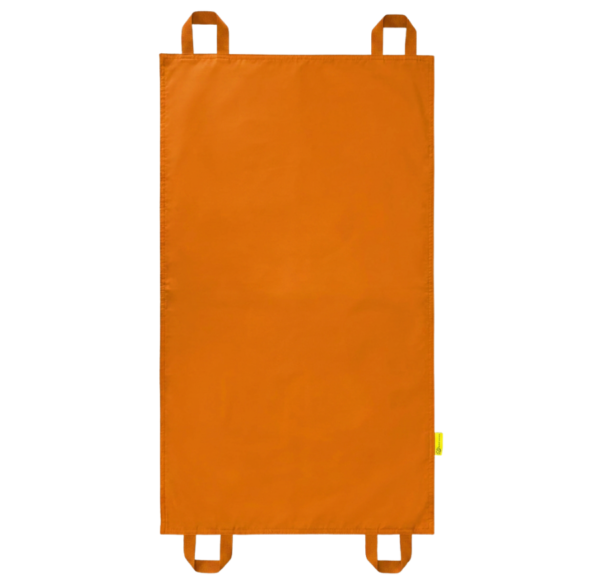 Mini chusta animacyjna 100 x 60 cm kolor: pomarańczowy — pomoc dydaktyczna do zajęć