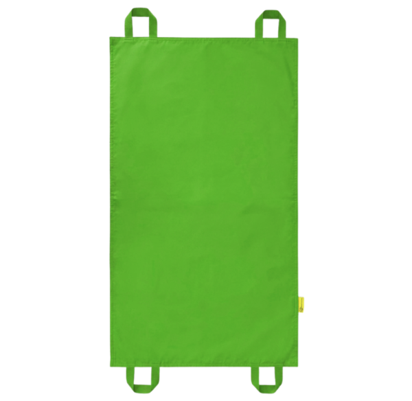 Mini chusta animacyjna 100 x 60 cm kolor: zielony — pomoc dydaktyczna do zajęć
