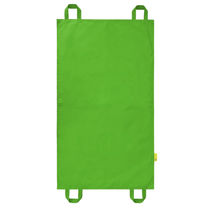 Mini chusta animacyjna 100 x 60 cm kolor: zielony — pomoc dydaktyczna do zajęć