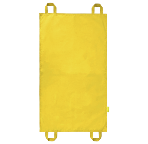 Mini chusta animacyjna 100 x 60 cm kolor: żółty — pomoc dydaktyczna do zajęć