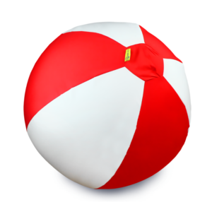 Piłka Balonowa biało czerwona 30 cm — pomoc dydaktyczna do zajęć